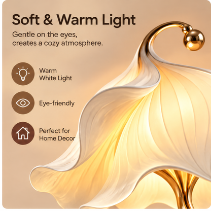 JORVYNOY® Petal Flow Sculptural Table Lamp