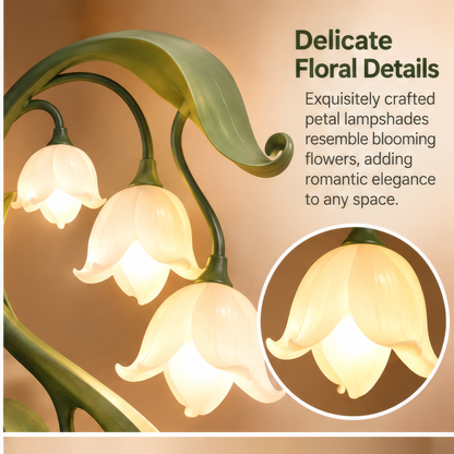 JORVYNOY® Enchanted Bellflower Table Lamp