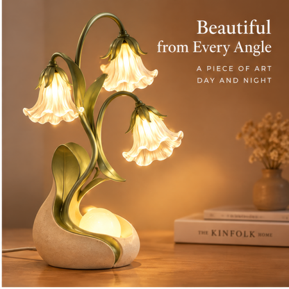 JORVYNOY® Lily Cascade Botanical Table Lamp