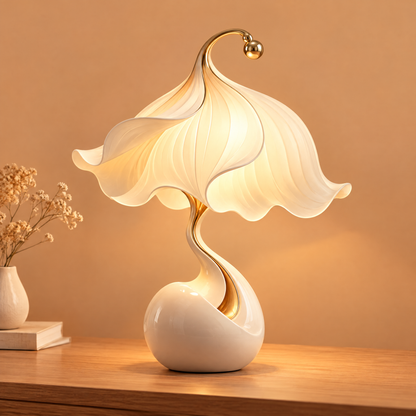 JORVYNOY® Petal Flow Sculptural Table Lamp