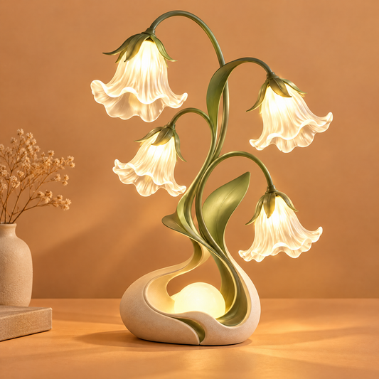 JORVYNOY® Lily Cascade Botanical Table Lamp