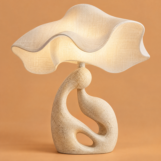 JORVYNOY® Dune Wave Sculptural Table Lamp