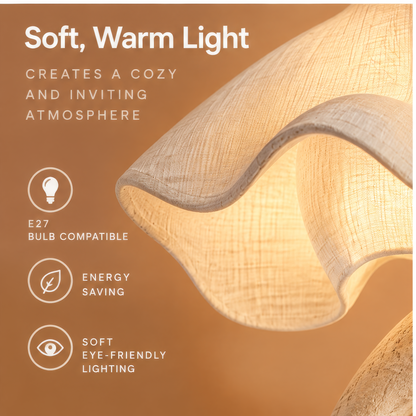JORVYNOY® Dune Wave Sculptural Table Lamp