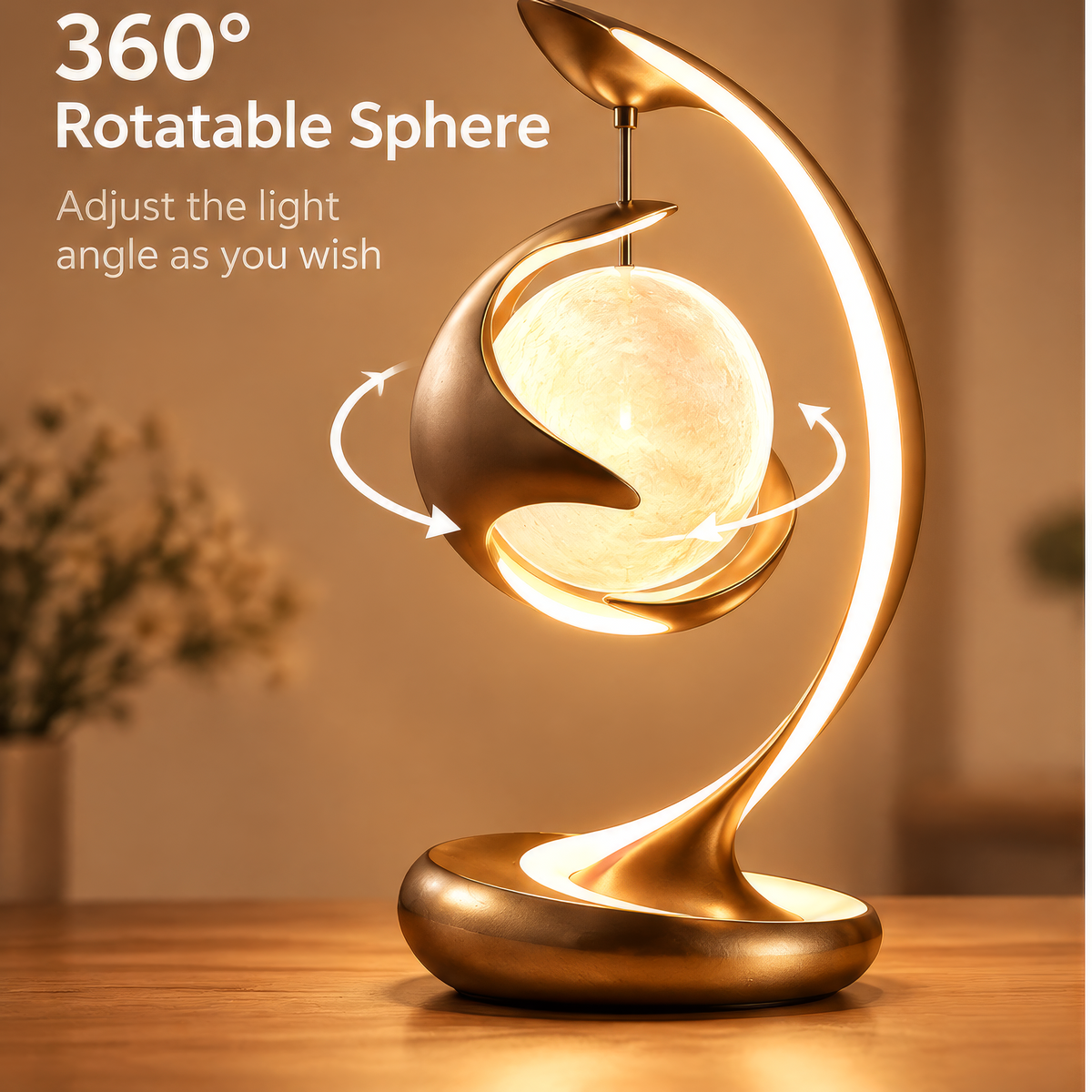 JORVYNOY® Celestial Embrace LED Table Lamp