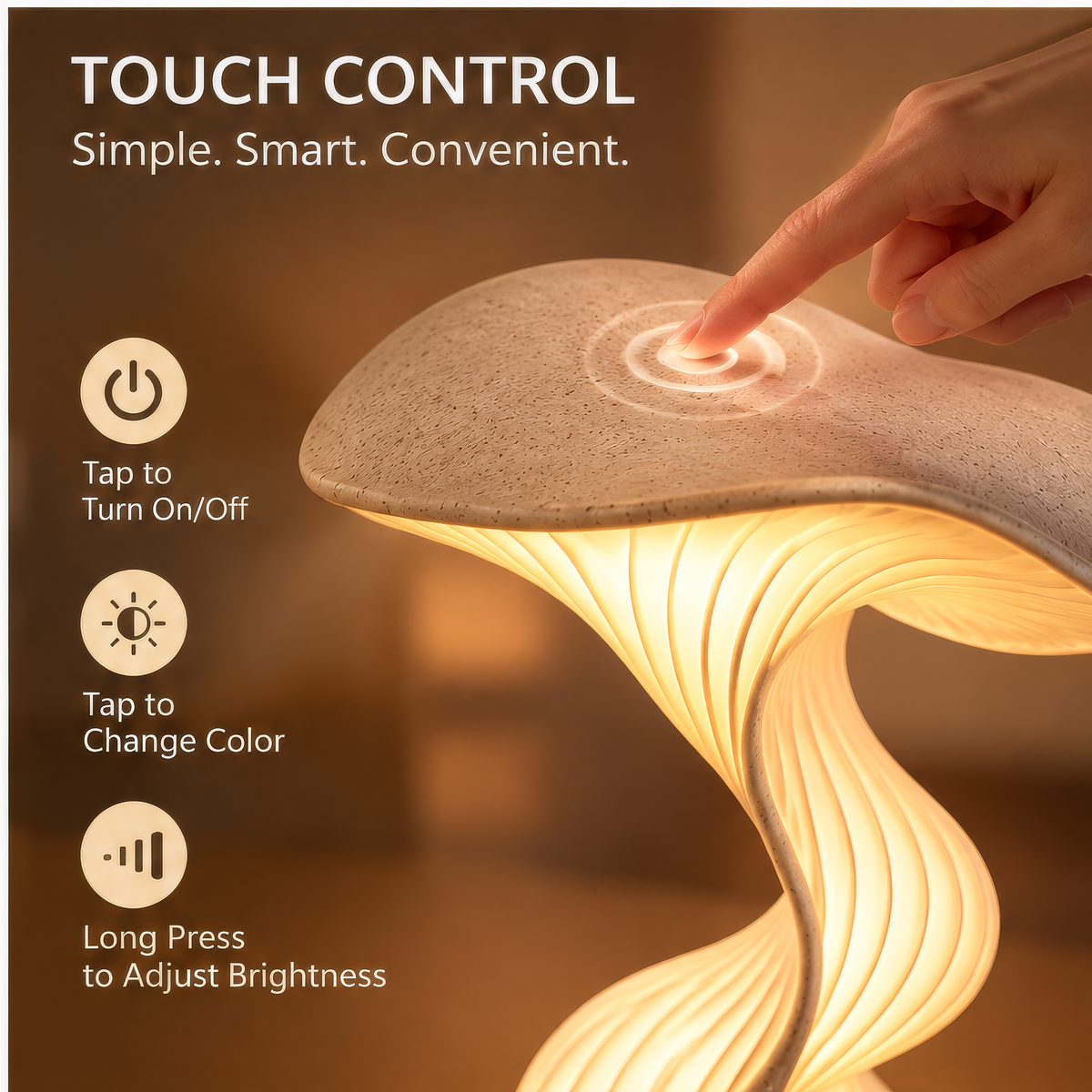 JORVYNOY® Spiral Canopy Table Lamp