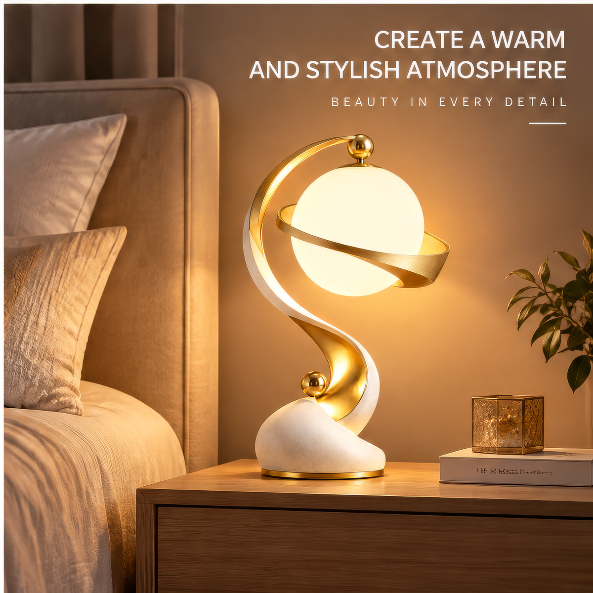 JORVYNOY® Aurelia Orbit Table Lamp
